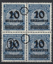 MiNr. 335W mit Plattenfehler