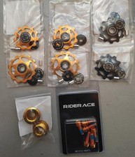 11/13 Zähne Aluminium  Schaltröllchen Schaltwerkröllchen  Set