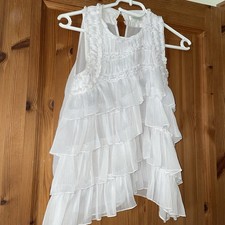 Gaia luna mädchenkleid weiß - gaia,