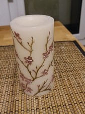 Elambia LED Echtwachskerze flammenlos  Timer Kerzen Deko