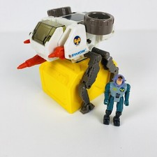 Starcom Battlecrane mit Figur Coleco 1986 Star Wing Combat Cargo Lifter