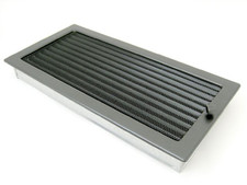 LÜFTUNGSGITTER WARMLUFTGITTER luftgitter anthrazit 22x37 mit Lamellen