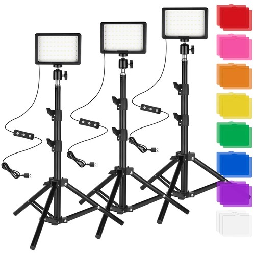 Usb led videolicht 3er - led, set