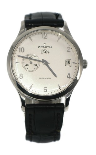 Zenith elite edelstahl uhr - zenith,