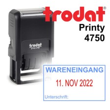 Stempel WARENEINGANG mit