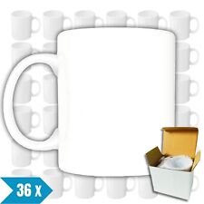 LOPREX® Sublimations tassen 36 STK Rohling zum Sublimieren weiß für Sublimation