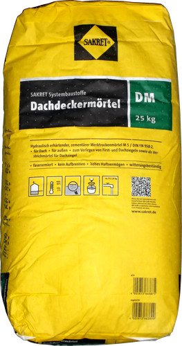 Dachdeckermörtel faserarmiert