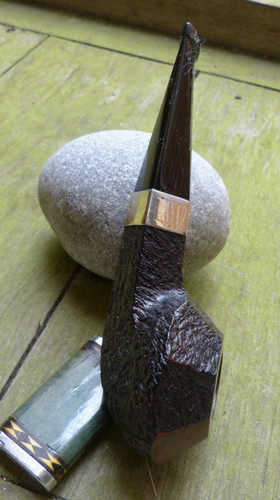 Les wood silver bulldog pipe - les,
