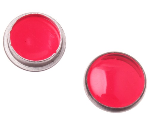 2stk rot glass lampe - glass,