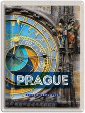 Blechschild 40x30 cm Prague