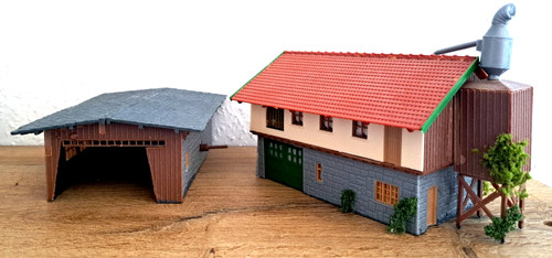 Bauernhof bauernhaus mit - h0,