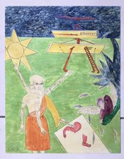 August Linder Öl /Acryl