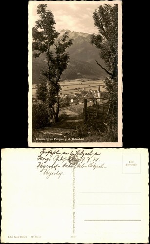 Ansichtskarte bramberg - bramberg, am