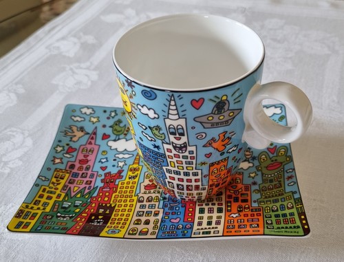 Tasse untertasse james rizzi - +untertasse,