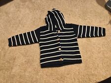 Baumwolle Kapuzen Strickjacke, Jäckchen von Alana Gr. 68 , guter Zustand