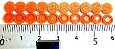 50 x Felgen orange 6mm