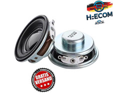 2X 40mm Mini Lautsprecher 4Ohm 3W Tragbar Full Range HiFi Stereo Boxen