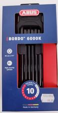 ABUS BORDO 6000 90cm Fahrradschloss - Schwarz (62094)