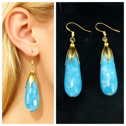 Larimar ohrringe ohrhänger - ohrringe,