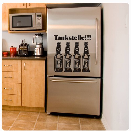Tankstelle bier kühlschrank - tankstelle,