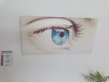 Leinwand Bild Augen Wandbilder XXl Wohnzimmer Modern Kunst Deko  100x50cm