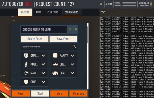 Bester fifa bot 100k in - 23,