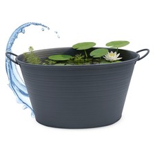 Metall Wanne oval mit Griff 59