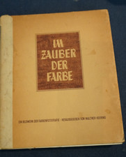 Altes Buch "Im Zauber der Farben", ein Bildwerk der Farbfotografie, von 1947