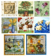 6-12 Design Servietten Mix