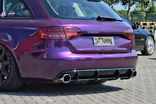 Heckansatz Heckeinsatz Diffusor Heckeinsatz aus ABS für Audi A4 B8 