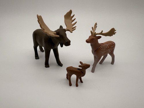 Playmobil elch hirsch - elch, rehkitz