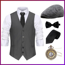 Herren Weste Kostüm Set 20er