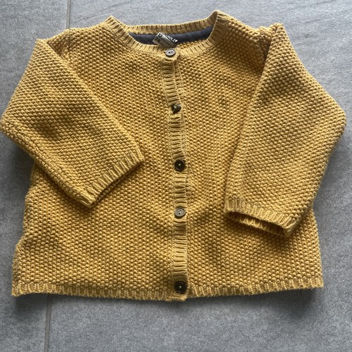 Strickjacke senfgelb tape a - strickjacke, 74