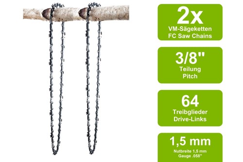 Sägeketten passend für - 2,