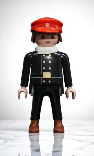 Playmobil figur zug - zug, bahnhof