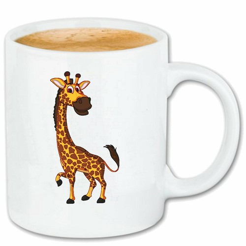 Kaffeetasse elegante giraffe - kaffeetasse,