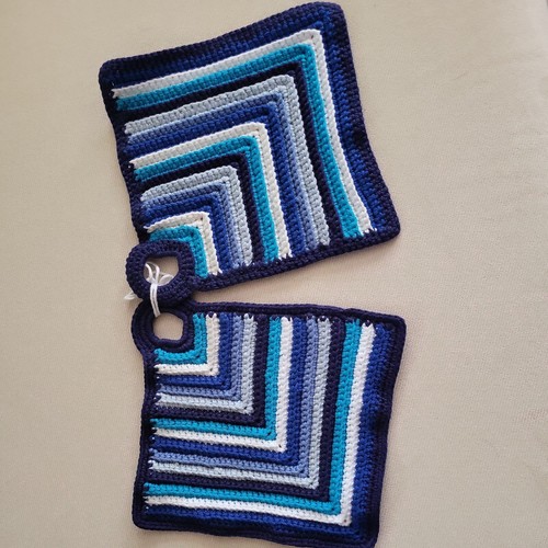 Gehäkelte topflappen - gehäkelte,