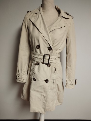 Zara creme trenchcoat - zara,