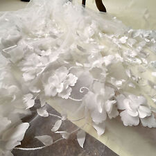 Große Blumen Spitze Tüll