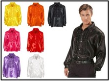 Satin rüschenhemd herren hemd - herren,