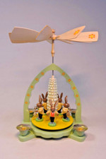 Oster-Pyramide musizierende Hasen, direkt vom Hersteller im Erzgebirge # 16019