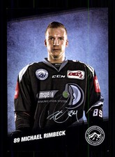 Michael Rimbeck SC Riessersee 2015-16 Autogrammkartel Eishockey + A 165310
