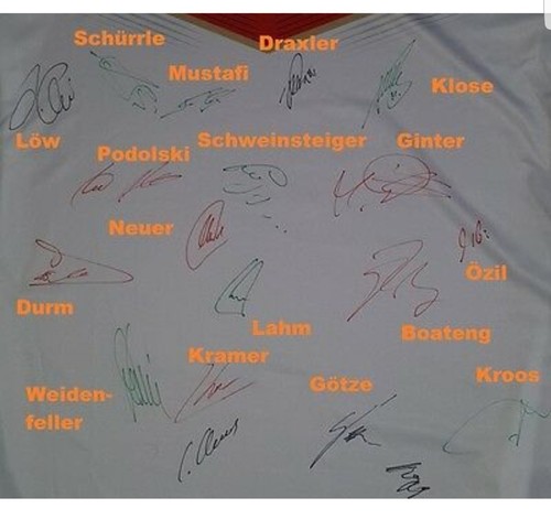 2014 trikot signiert - wm,