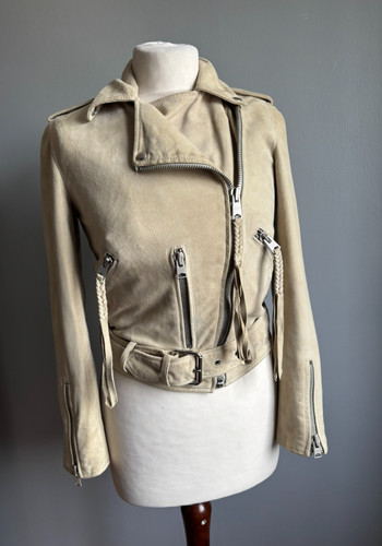 Allsaints wildlederjacke plait - allsaints,