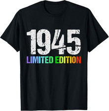80. Geburtstag 1945 Deko Lustiges Geschenk T-Shirt