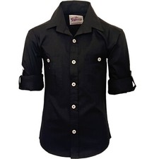 GILLSONZ A55  Kinder Party Hemd freizeit Hemd 100%Baumwolle Gr.116-170