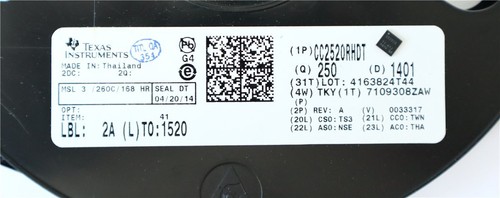 Transceiver cc2520rhdt - cc2520rhdt,