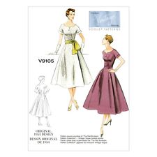 Vogue Schnittmuster V9105 - Kleid - Sommerkleid - 50er Jahre Stil - Vintage