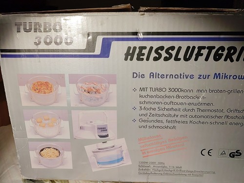 Heißluftgrill turbo 3000 - heißluftgrill,