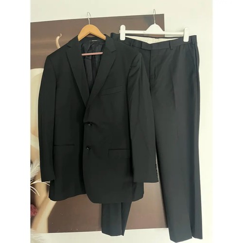 Zegna black wool suit - zegna,